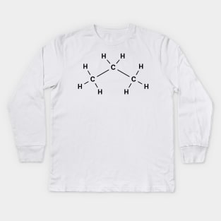 Propane - C3H8 Kids Long Sleeve T-Shirt